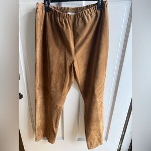 Vintage Brown Suede Pants